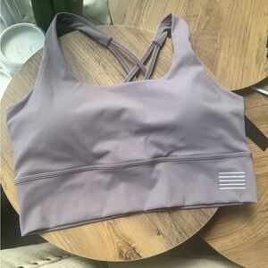 Women's Cross-Back Sports Bra - Gray kosha fit Xl